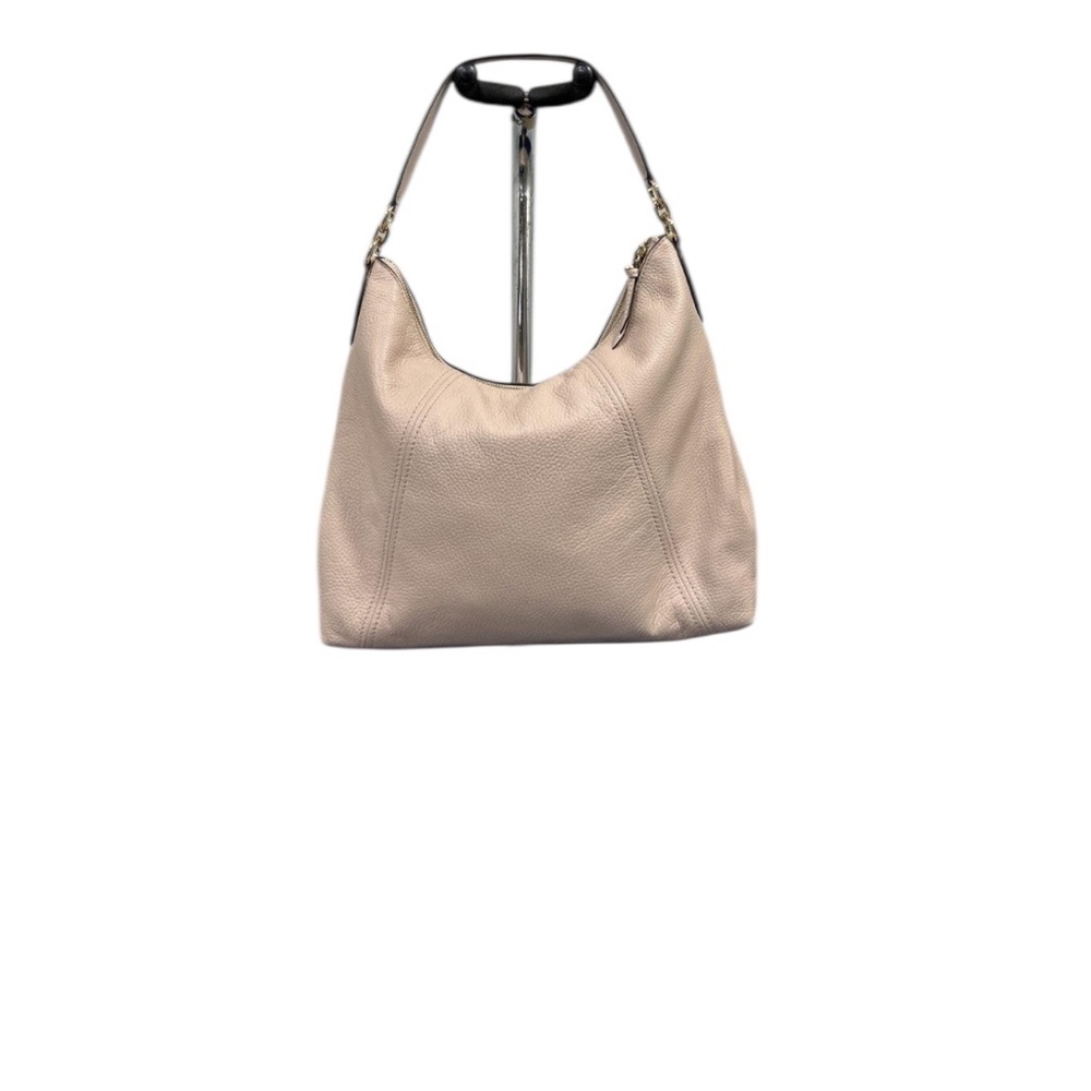 Michael Kors Sienna Large Pebbled Leather Shoulder Bag - Soft Pink/Tan - Picture 4 of 5
